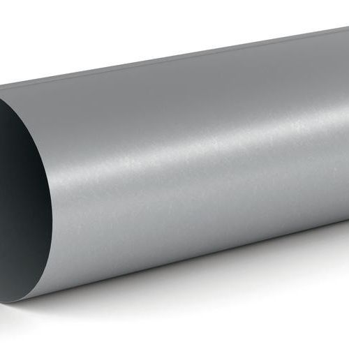 Naber | SR-R 150 Rundrohr | Lüftungsrohr | verzinkter Stahl | L 500 mm
