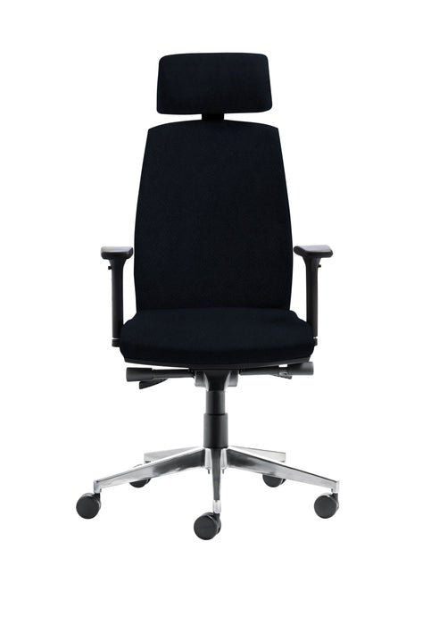 Mayer | Drehstuhl 2480 | Schwarz | Gestell Aluminium poliert