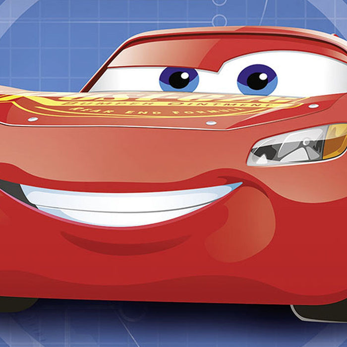 Papier Fototapete | Cars3 Blueprint | Größe 368 x 254 cm