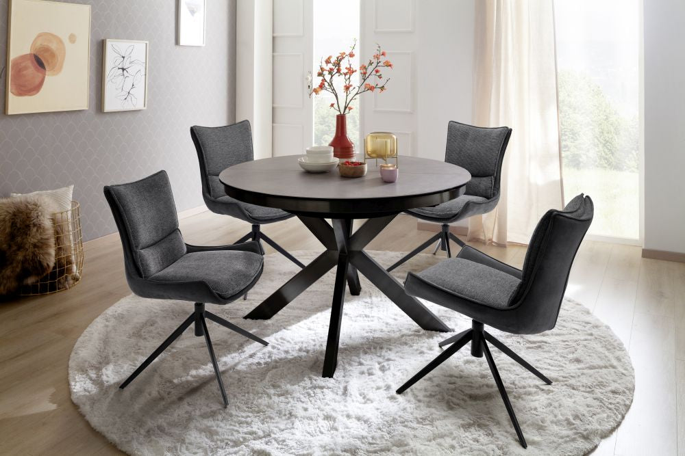 MCA | Stuhl | KITAMI 4-FUß-STUHL AN | anthrazit