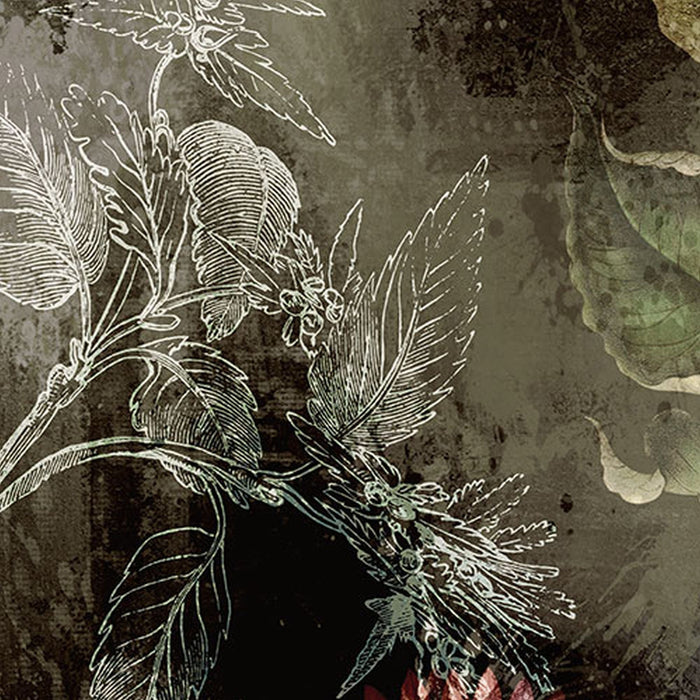 Vlies Fototapete | Night Flowers | Größe 200 x 280 cm