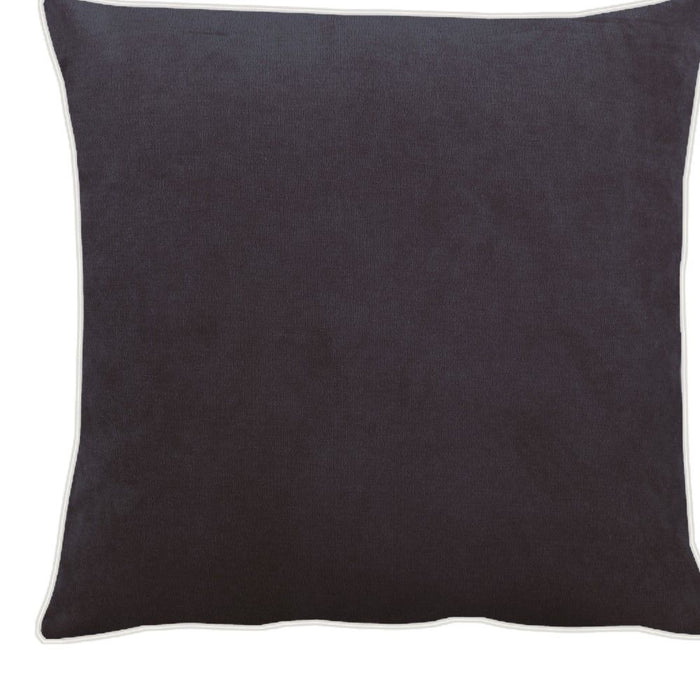 Apelt | Tahiti | Kissenhülle | 46x46 | anthrazit / schwarz