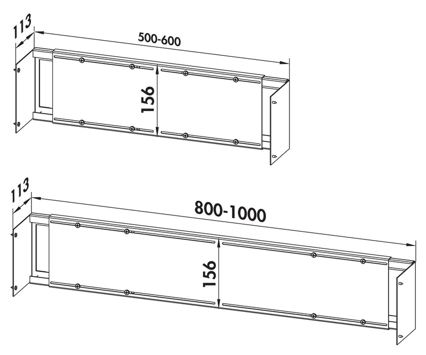 Naber | Flex-Frame® | Montagerahmen | für Schrankbreiten 800/900/1000 mm
