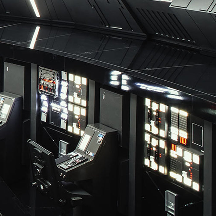 Vlies Fototapete | STAR WARS Destroyer Deck | Größe 400 x 260 cm