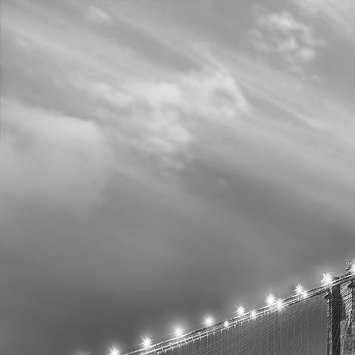Papier Fototapete | Brooklyn B/W | Größe 368 x 254 cm