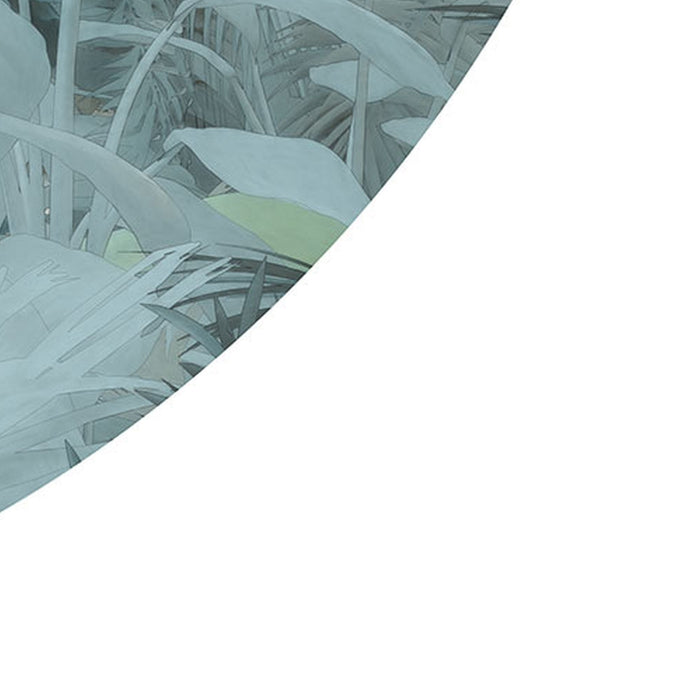 Selbstklebende Vlies Fototapete/Wandtattoo | Exotic Jungle | Größe 125 x 125 cm