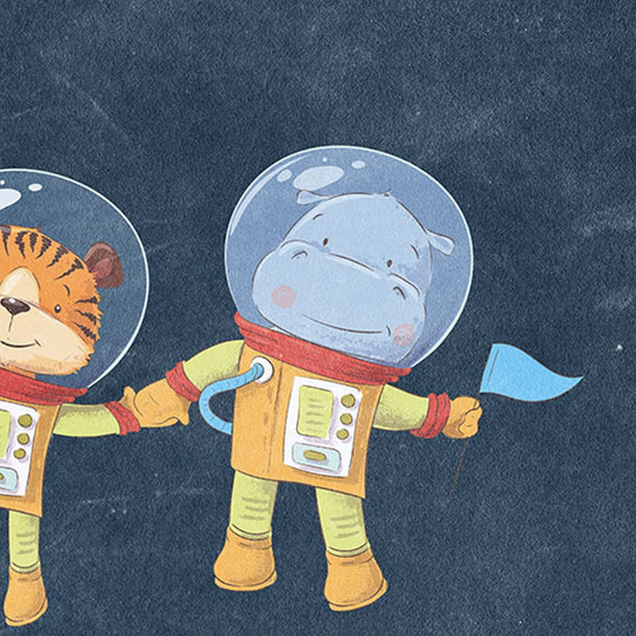 Vlies Fototapete | Friends in Space | Größe 350 x 280 cm