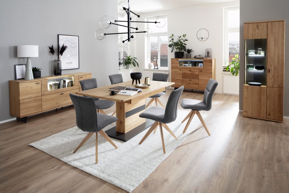 MCA | Stuhl | ODENSE 4-FUß-STUHL, KEDER | anthrazit