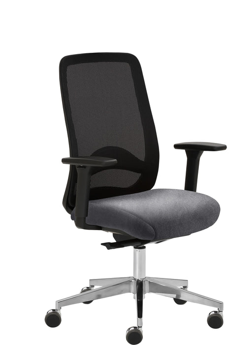 Mayer | Drehstuhl 2228 | Grau | Gestell Aluminium poliert