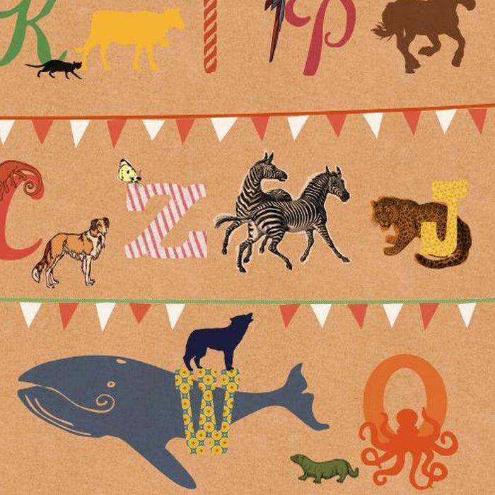 Vlies Fototapete | T wie Tiger | Größe 250 x 250 cm