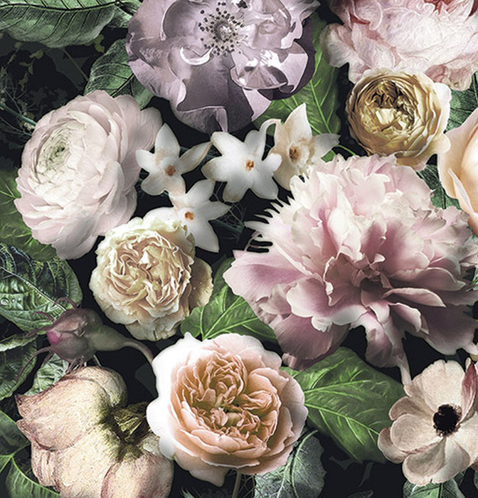 Vlies Fototapete | Victoria Black Panel | Größe 100 x 250 cm