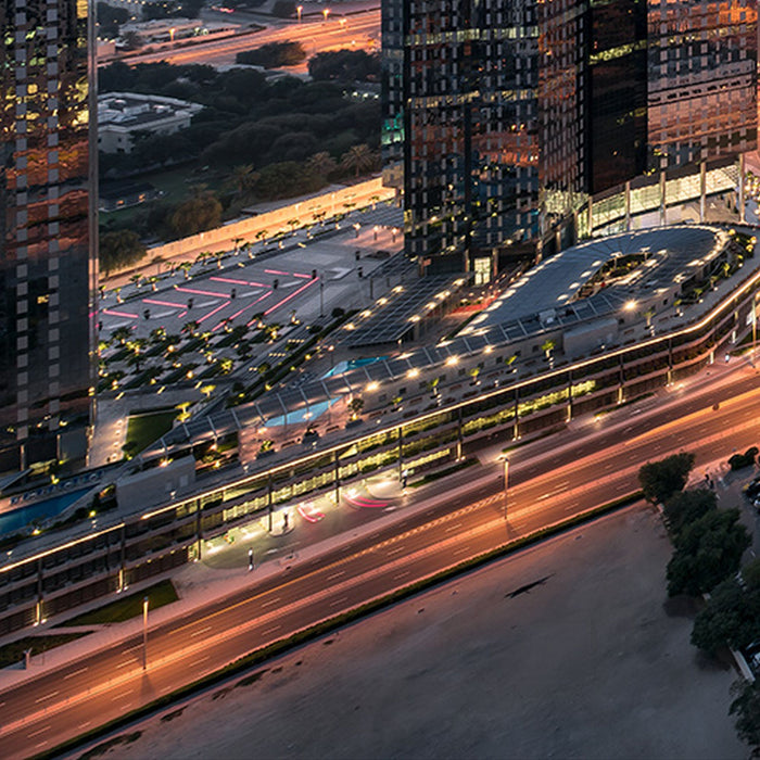 Komar | Vlies Fototapete | Lights of Dubai  | Größe 450 x 280 cm