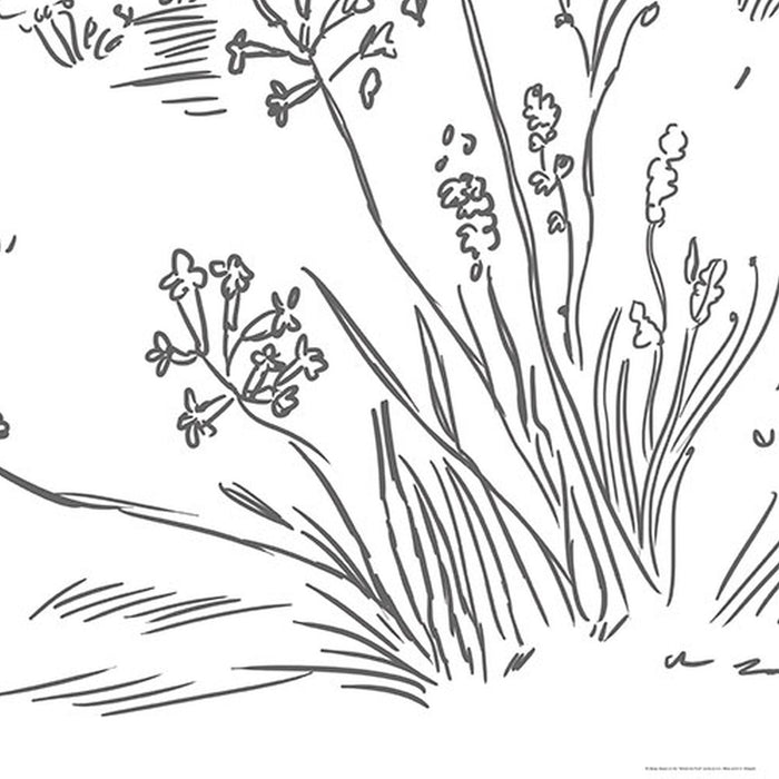 Vlies Fototapete | Winnie the Pooh Walk | Größe 200 x 280 cm