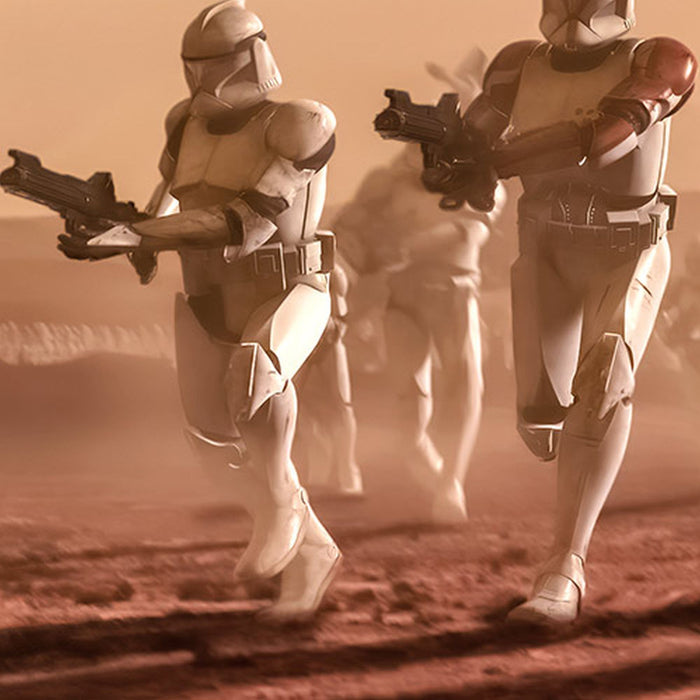 Komar | Vlies Fototapete | Star Wars Classic Clone Trooper | Größe 400 x 260 cm
