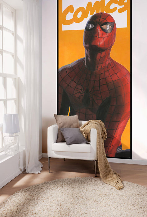 Vlies Fototapete | Spider Man Comic | Größe 100 x 250 cm