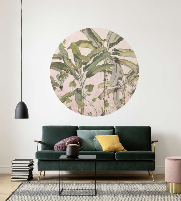 Komar | Selbstklebende Vlies Fototapete/Wandtattoo | Botany | Größe 125 x 125 cm