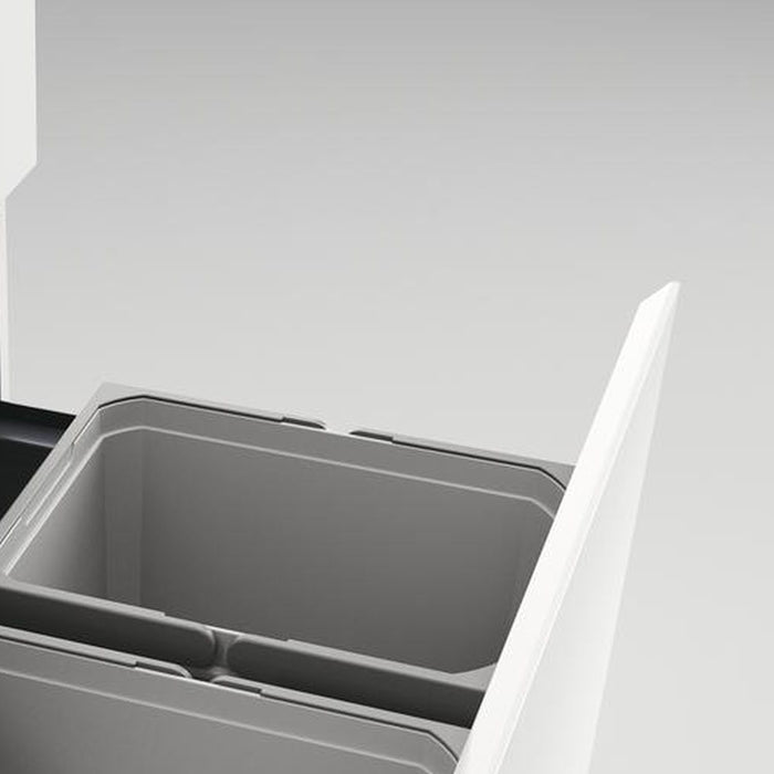 Naber | Cox® Base 360 K 600-2 Abfallsammler mit Frontauszugssystem Biodeckel anthrazit 360 mm
