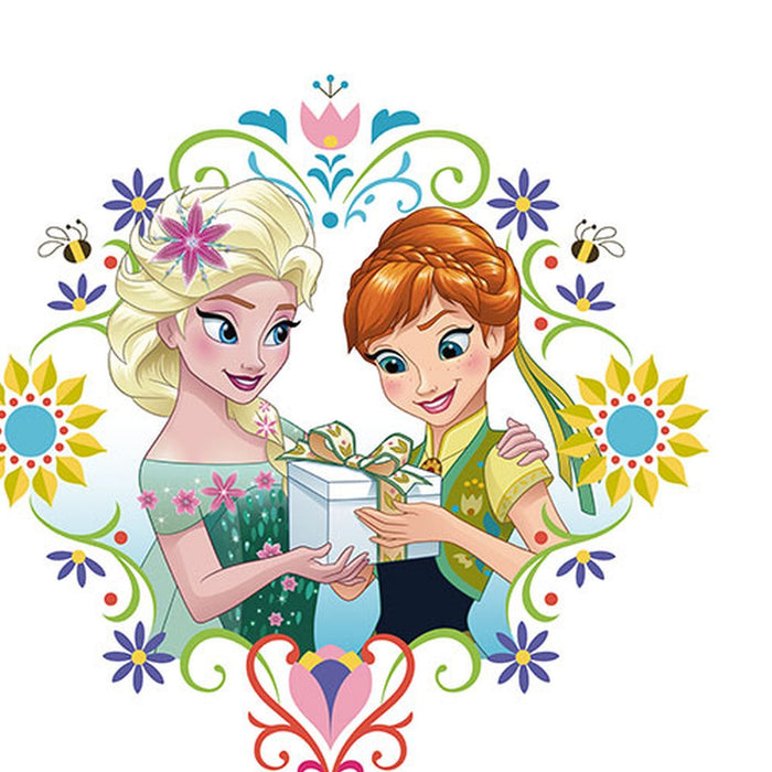 Selbstklebende Vlies Fototapete/Wandtattoo | Frozen Springtime XXL | Größe 127 x 200 cm