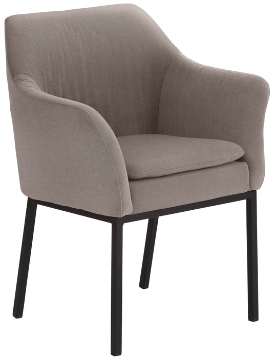 Mayer | Sessel 2524 | Warmes Grau | Gestell Schwarz