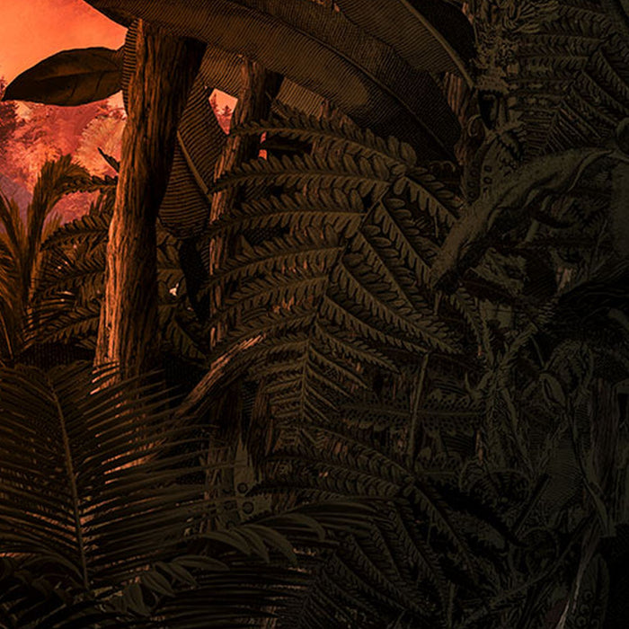 Komar | Vlies Fototapete | Brachiosaurus Panorama | Größe 500 x 280 cm