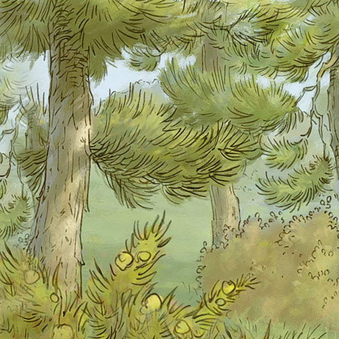 Papier Fototapete | Winnie Pooh Ballooning | Größe 368 x 254 cm