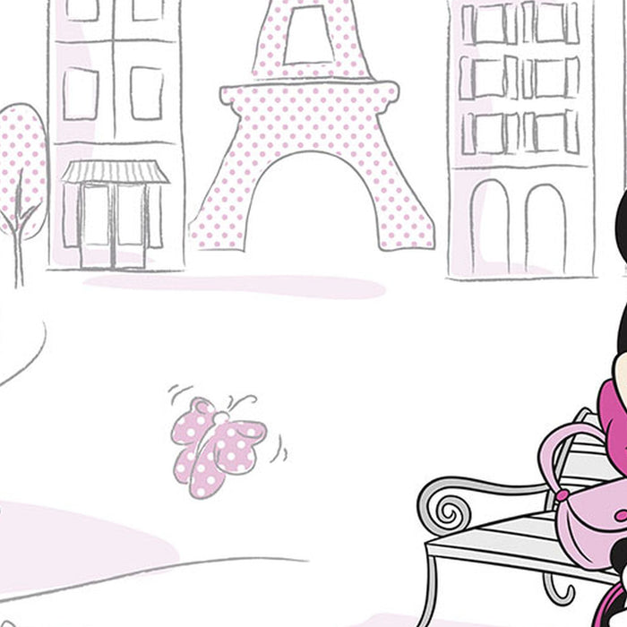 Vlies Fototapete | Minnie in Paris | Größe 400 x 250 cm