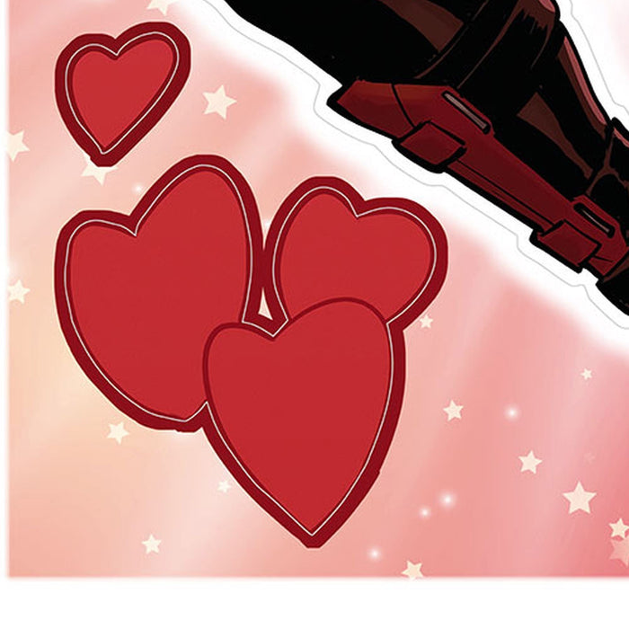 Wandtattoo | Deadpool Lovepool  | Größe 50 x 70 cm
