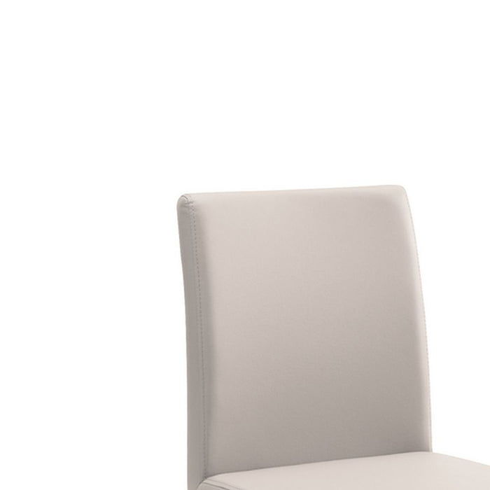 Naber | Zesen 1 | Stuhl Küchenstuhl Esszimmerstuhl | Edelstahl weiß