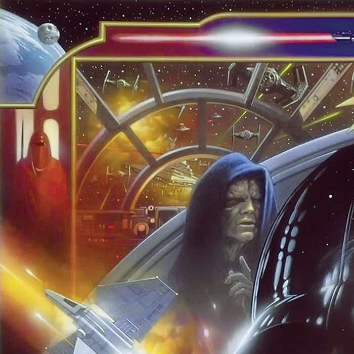 Papier Fototapete | Star Wars Luke Skywalker Collage | Größe 184 x 254 cm