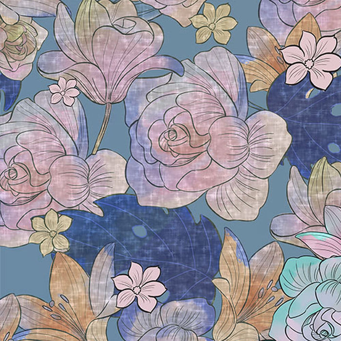 Komar | Vlies Fototapete | Jasmin Colored Flowers | Größe 200 x 280 cm