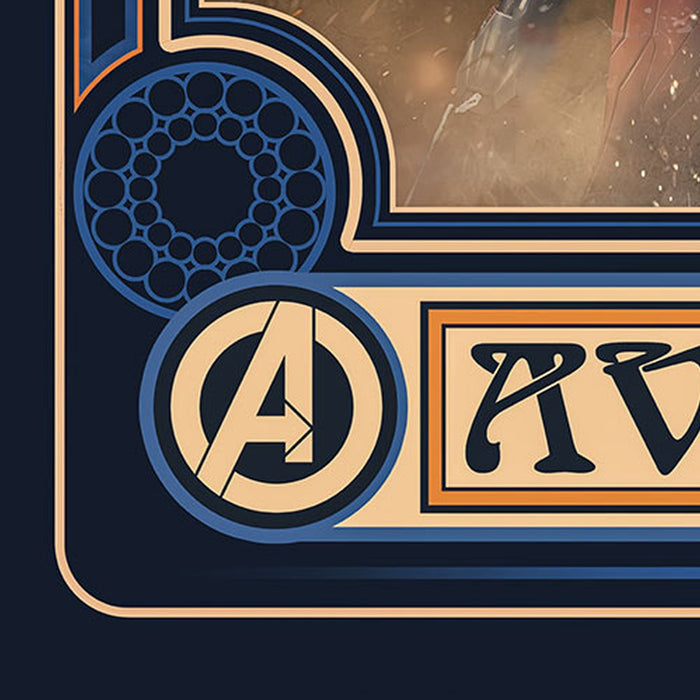 Vlies Fototapete | Avengers Ornament | Größe 200 x 280 cm