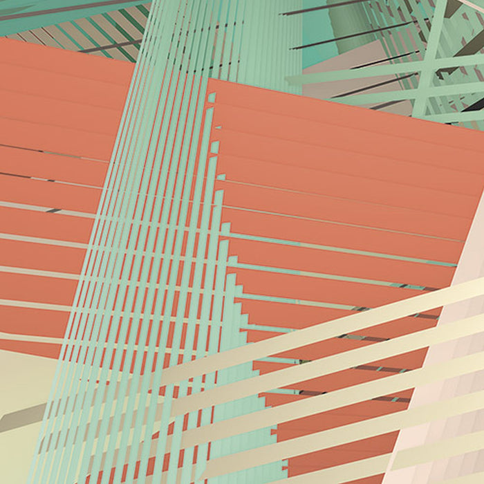 Vlies Fototapete | Space Grid Autumn | Größe 400 x 250 cm