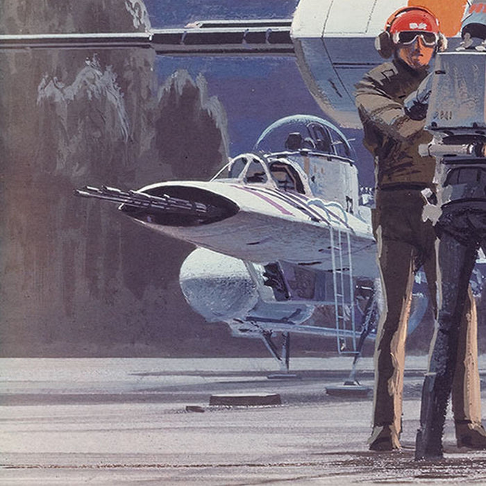 Vlies Fototapete | Star Wars Classic RMQ Yavin Y|Wing | Größe 500 x 250 cm