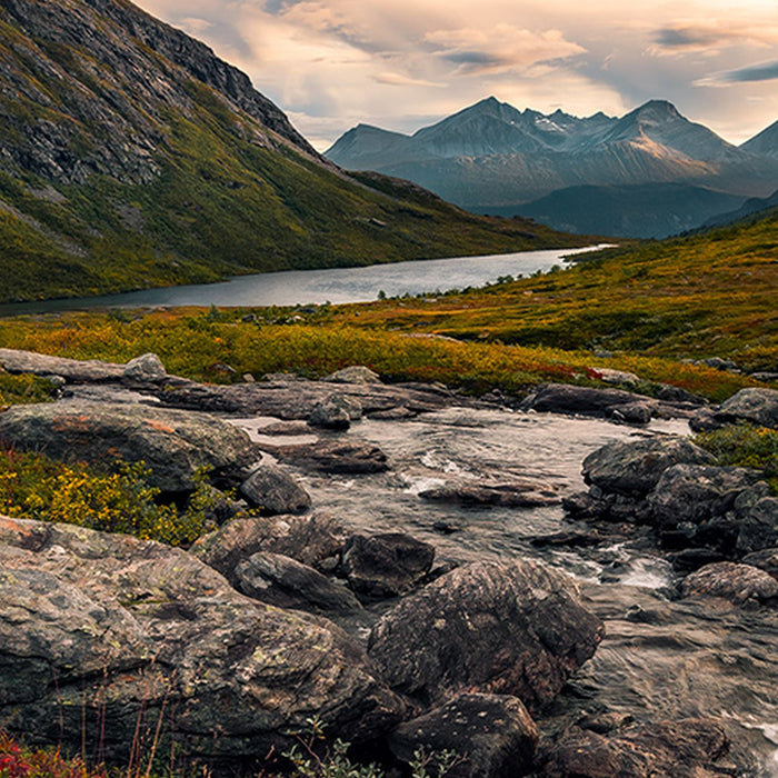 Vlies Fototapete | Schroffes Paradies | Größe 450 x 280 cm
