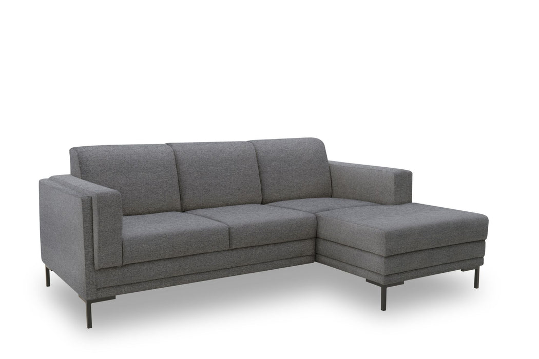 LOOKS VII Ecksofa Longchair | Sofa L-Form | Couch Polsterecke | Longchair rechts | 146x214 cm