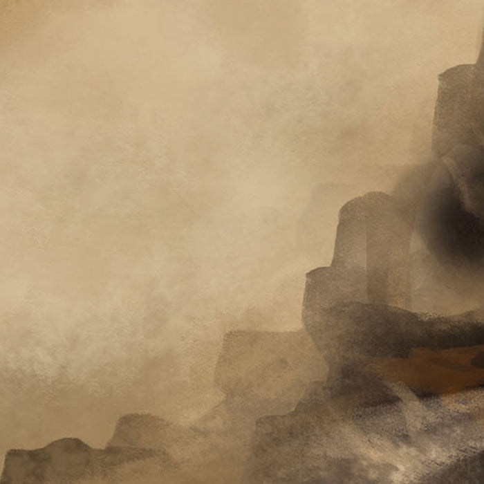 Komar | Vlies Fototapete | Star Wars The Mandalorian The Hunter | Größe 200 x 280 cm