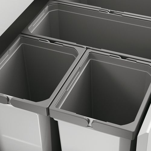 Naber | Cox® Box 350 S 1200-6 Abfallsammler für vorhandene Auszüge hellgrau