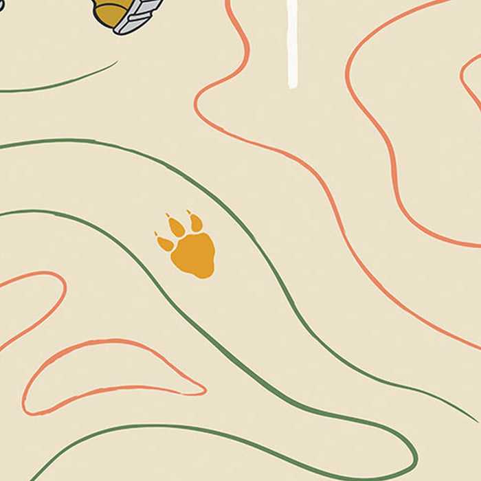 Vlies Fototapete | Mickey Meets the Mountain | Größe 300 x 280 cm