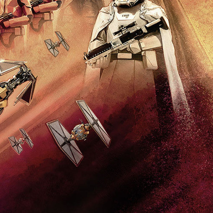 Papier Fototapete | STAR WARS EP9 Movie Poster Wide | Größe 368 x 254 cm