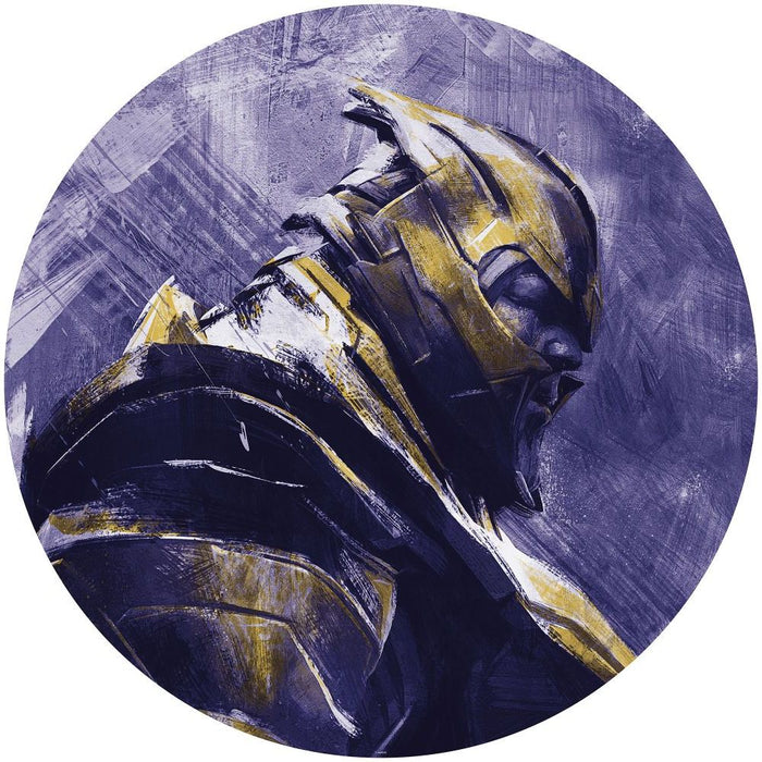 Komar | Selbstklebende Vlies Fototapete/Wandtattoo | Avengers Painting Thanos | Größe 125 x 125 cm