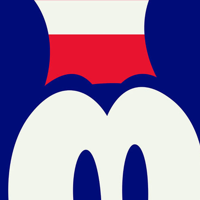 Selbstklebende Vlies Fototapete/Wandtattoo | Mickey Oh Boy | Größe 125 x 125 cm