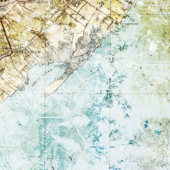 Vlies Fototapete | Mix Map | Größe 200 x 250 cm