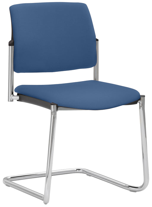 Mayer | Stapelstuhl 2518 | Blau | Gestell Chrom