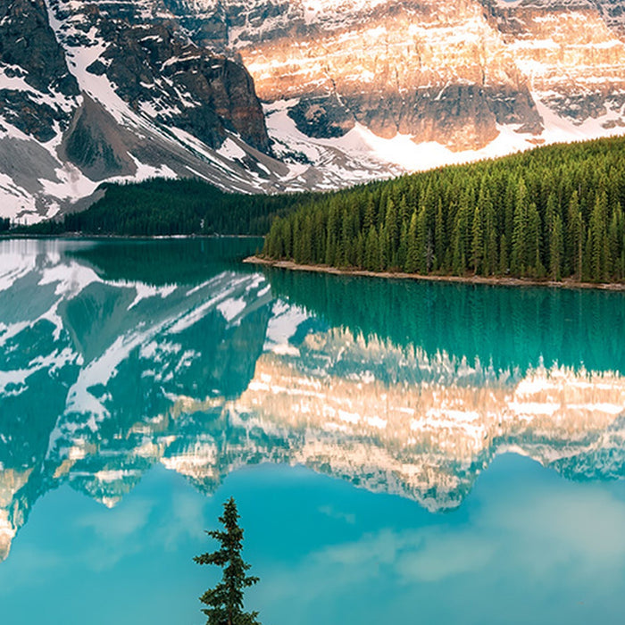 Vlies Fototapete | Magic Moraine Morning | Größe 450 x 280 cm