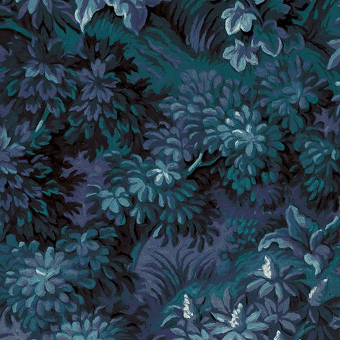 Vlies Fototapete | Botanique Bleu | Größe 300 x 280 cm