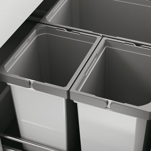 Naber | Cox® Box 350 S 800-4 Abfallsammler für vorhandene Auszüge hellgrau
