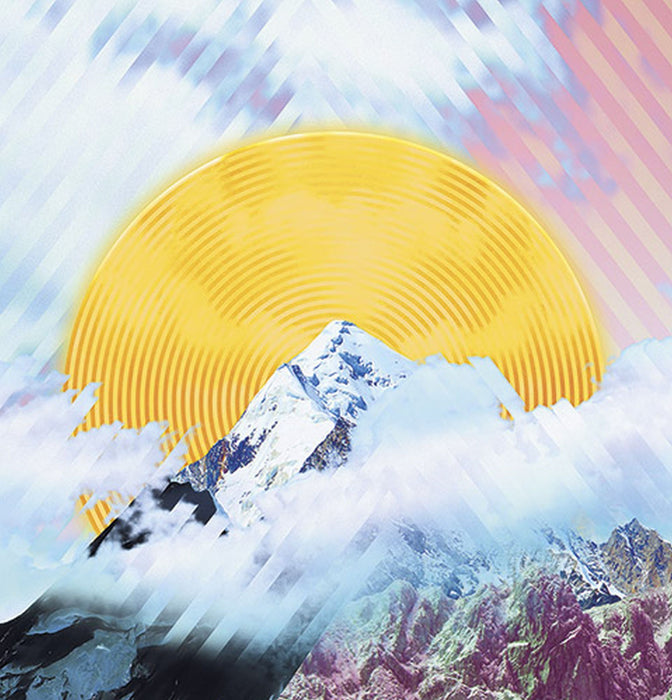 Vlies Fototapete | Mountain Top Panel | Größe 100 x 250 cm