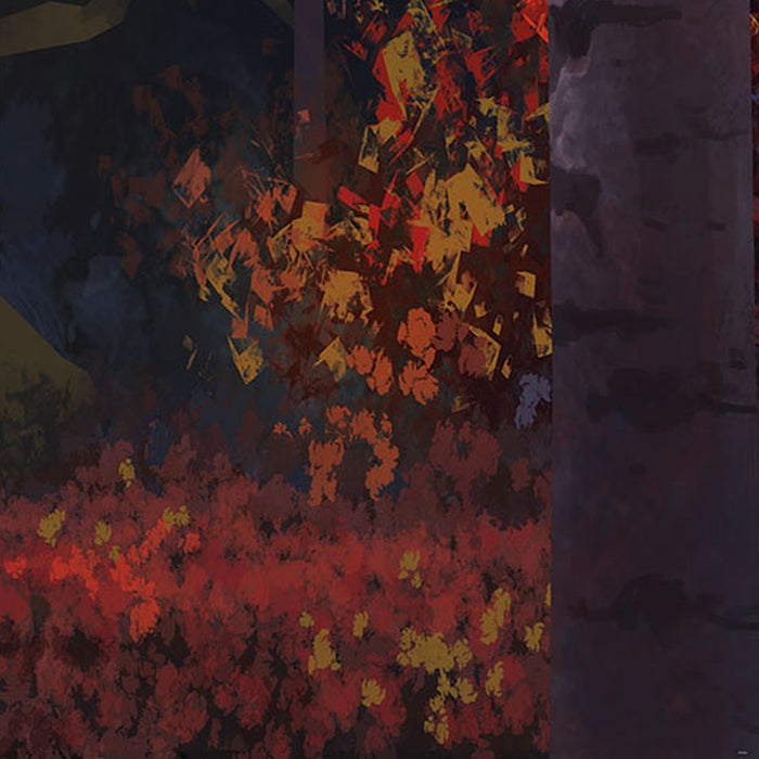 Vlies Fototapete | Frozen Autumn Glade | Größe 400 x 280 cm