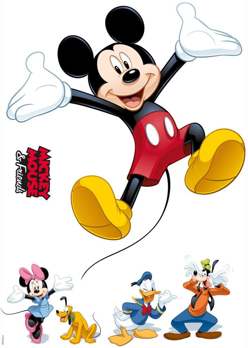 Komar | Wandtattoo | Mickey and Friends | Größe 50 x 70 cm
