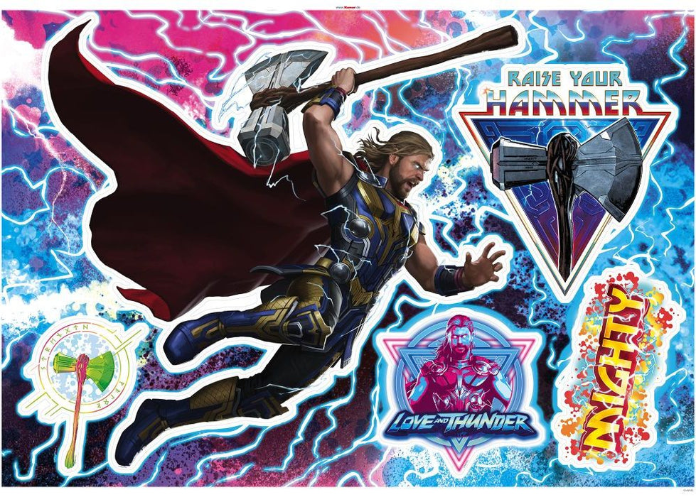 Komar | Wandtattoo | Thor4 | Mighty Thor  | Größe 100 x 70 cm
